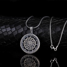 Takıhan 925 Ayar Gümüş Güneş Tanrısı Model Kolye