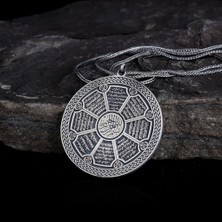 Takıhan 925 Ayar Gümüş Koruma Duaları Yazılı Model Kolye