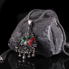 Takıhan Osmanlı Devleti Arma Model 925 Ayar Gümüş Kolye