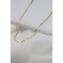 Diamine 14 Ayar Altın Ince Ataç Zincir Kolye