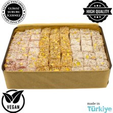 Lokumani Karışık Çifte Kavrulmuş Antep Fıstıklı Lokum 500 gr