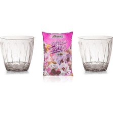 2 Adet 1.5 Litre Şeffaf Orkide Saksı ve 3 Litre Orkide Toprağı