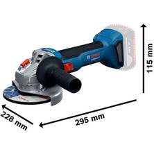 Bosch Gws 18V-8 Akülü Taşlama Makinası
