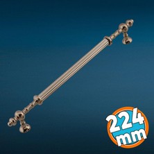 Metal Kulp 224 Mm- 22.4  cm Mobilya Çekmece Mutfak Dolabı Dolap Kulpları Kulbu Kulpu Bronz