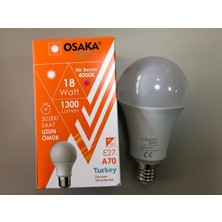 2 Adet Osaka 18W=120W 1300 Lümen 4000 Kelvin Günşığı LED Lamba