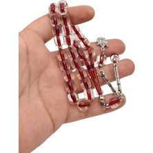 Han Ticarethane Kapsül Kesim Şeffaf Özel Püsküllü Toz Kehribar Tesbih