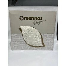 Merinos Elegans Embos Battaniye Çift Kişilik