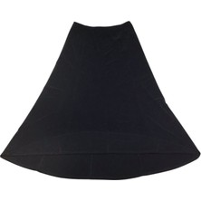 Ece Giyim Kadın Beli Lastikli Sekiz Parça Sandy Kumaş Dökümlü Etek