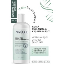 Dermatit & Anti Dandruff Tuzsuz Şampuan Eğzama Şampuanı Pullanmmaa KaşıntıGiderici KepekKarşıtı Şampuan 400 ML