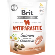 Brit Care 150 gr x 10 Adet Parazit Önlemek İçin, Tahılsız, Somon Balıklı ve Papatyalı, Fonksiyonel Yetişkin Köpek Ödülü