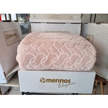 Merinos Elegans Embos Pudra Battaniye Çift Kişilik