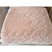 Merinos Elegans Embos Pudra Battaniye Çift Kişilik