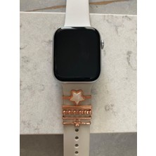 Bşr Perakende Apple Watch ve Benzeri Tüm Serilerle Uyumlu Akıllı Saat Kordon Süsü Charm Aksesuar