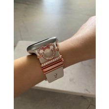 Bşr Perakende Apple Watch ve Benzeri Tüm Serilerle Uyumlu Akıllı Saat Kordon Süsü Charm Aksesuar