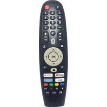 Tayfun Altus AL65 UHD 9823 Ile Uyumlu Mikrofonlu Google Tv Kumanda