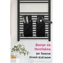 Çok Amaçlı Büyük Boy Çıtçıtlı Dolap Içi Düzenleyici Banyo ve Mutfak Organizeri