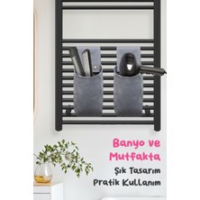 Çok Amaçlı Büyük Boy Çıtçıtlı Dolap Içi Düzenleyici Banyo ve Mutfak Organizeri