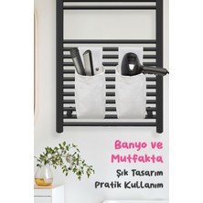 Çok Amaçlı Büyük Boy Çıtçıtlı Dolap Içi Düzenleyici Banyo ve Mutfak Organizeri
