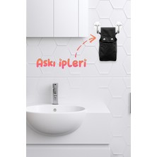 Çok Amaçlı Küçük Boy Çıtçıtlı Dolap Içi Düzenleyici Banyo ve Mutfak Organizeri