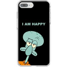 Dali Design iPhone 8 Plus Uyumlu Şeffaf Kılıf Sponge Bob Tasarımlı 3