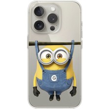Dali Design iPhone 11 Pro Max Uyumlu Şeffaf Kılıf Minions Tasarımlı