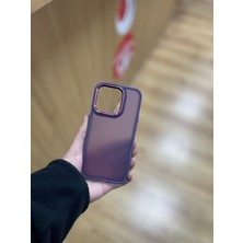 Apple Iphone 15 Uyumlu Buz Cam Tasarımlı Telefon Kılıfı