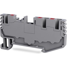 Tbloc Pft 2,5 1x2 Gri Push-In 1 Giriş 2 Çıkış Klemens