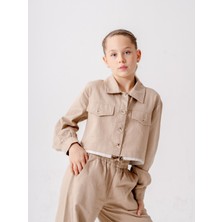 Kız Çocuk Etek Garnili Ceket 1547