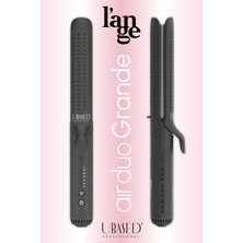 UBASED Air Duo Grande- 2'si1 Soğutmalı Saç Şekillendirici -Black Rose -Titanyum Plaka