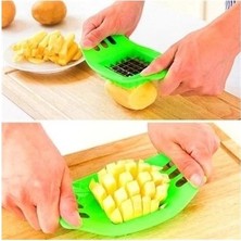 Ozcmax Kare Dizayn Pratik Kolay Patates Dilimeme Aleti Aparatı Bıçağı