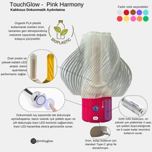 Kablosuz Dokunmatik Şarjlı Abajur Pink Harmony