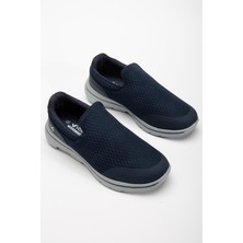 Erkek Günlük Spor Ayakkabı Lacivert Bağsız Aqua Faylon Taban