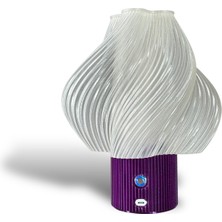 Kablosuz Dokunmatik Şarjlı Abajur Lavender Mist