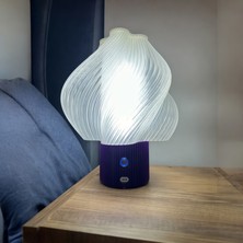 Kablosuz Dokunmatik Şarjlı Abajur Lavender Mist