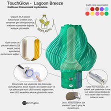 Kablosuz Dokunmatik Şarjlı Abajur Lagoon Breeze