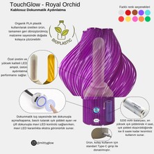 Kablosuz Dokunmatik Şarjlı Abajur Royal Orchid