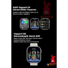 Siyah Akıllı Saat WATCH10 2025 Hediyeli Amoled Ekran