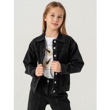 Kız Çocuk Cep Taşlı Ceket 1544