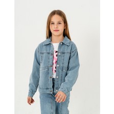 Kız Çocuk Cep Taşlı Ceket 1544