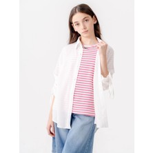Kız Çocuk Düşük Kollu Gömlek T-Shirt Ikili Takım 1810