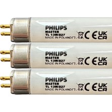(3 Adet) 13W 827 2700K (Sarı Işık) G5 Duylu T5 Floresan