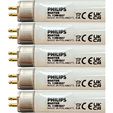 (5 Adet) 13W 827 2700K (Sarı Işık) G5 Duylu T5 Floresan