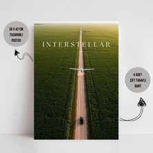 Orendart Interstellar Yıldızlararası Movie Film Poster Dekorasyon Çerçevesiz Poster Interstellar
