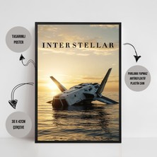 Orendart Interstellar Yıldızlararası Movie Film Çerçeveli Poster Tablo Interstellar Dekorasyon Tablo