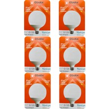 Osaka (6 Adet) 20W (120W) 3000K (Sarı Işık) E27 Duylu (Kalın Duy) Glop LED Ampul