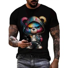 Panda Baskı Tekstil Angrybear Özel Tasarım Tshirt