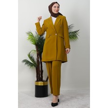 Giza Store Blazer Ceket Takım Vişne