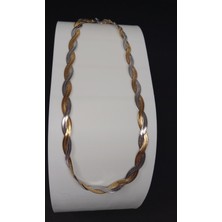 Stainless Steel Yassi Örgü Kolye