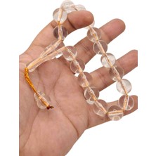 Han Ticarethane Şeffaf Renk Efe Maskot Model Toz Kehribar Tesbih