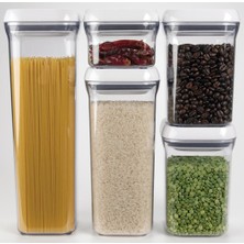 Ozcmax Vakumlu Kare Saklama Kabı - 1 Litre -1 Adet